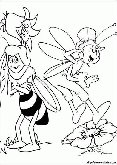 Pszczółka Maja - pszczółka maja - kolorowanka 19.GIF
